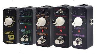 SONICAKE Pedals - Octaver, Shark, Dimension, Sonic Ambience and Sonic IR