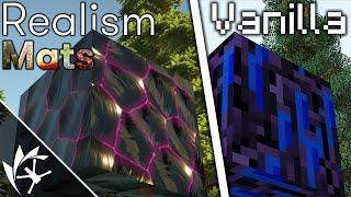 Realism Mats R18 vs Vanilla Minecraft (1.16.2) [4K/60FPS]