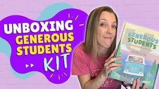 Unboxing + Review: Generous Students Homeschool Curriculum Kit // Inspiring Kids to Live Generously