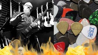 Review & Demo: Mick Thomson Signature Jazz III picks by Jim Dunlop!! Excellent Grip!!