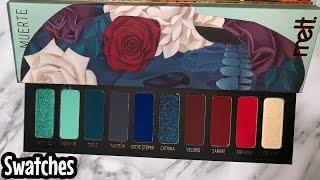 MELT MUERTE PALETTE SWATCHES | Melt Cosmetics Amor Eterno