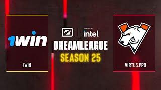 Dota2 - 1win vs Virtus.pro - DreamLeague Season 25 - Eastern Europe Closed Qualifier