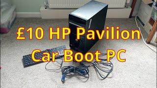 £10 HP Pavilion AMD A10-5700 Car Boot Sale PC!