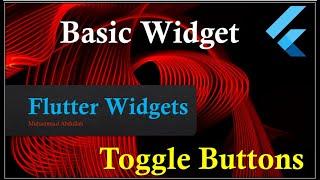 flutter toggle buttons widget