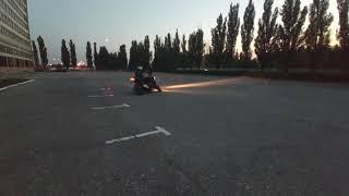 Gymkhana GP 2021 stage6 Semizarov Sergey Triumph Street Triple 675R heat1