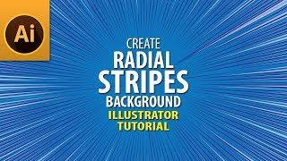 Tutorial: Radial Stripes Abstract Background in Adobe Illustrator