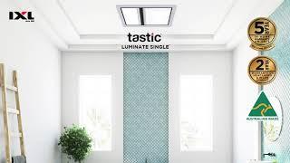 Tastic Luminate Heat, Vent & Light Bathroom Unit