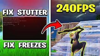 How To Fix Stutter & Freezes in Chapter 2 Remix!  (Easy FPS Drops Fix)