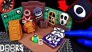 All DOORS  Monsters creepy ROOM out of polymer clay | Roblox