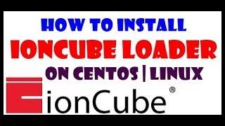 how to install ioncube loader