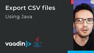 Export data to CSV files in Java