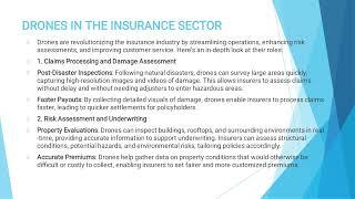 Unit-4/ Drones in insurance sector