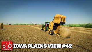 BALING OAT STRAW!! Iowa Plains View Farming Simulator 22 Timelapse FS22 Ep 42