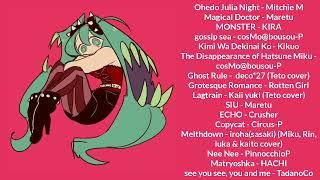 vocaloid playlist with different music genres in it (read desc!!)