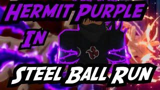 Hermit Purple In Steel Ball Run | Your Bizarre Adventure Roblox