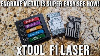 xTool F1 Laser Engraver is great for Metal Engraving!