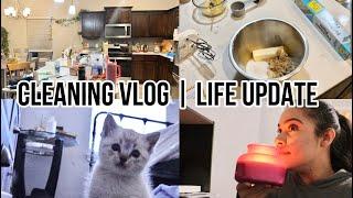 Cleaning Vlog | Had to QUIT my Job, New Pet,Bake oatmeal cookies,Christmas Basket