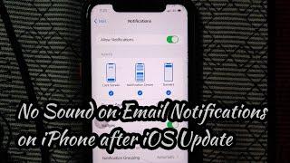 How to Fix No Sound on Email Notifications on iPhone after iOS Update?