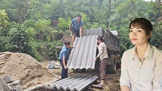 First steps in building a new house for the poor girl