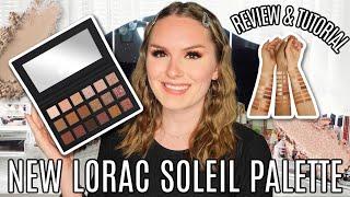 NEW LORAC PRO PALETTE SOLEIL REVIEW, TUTORIAL, AND SWATCHES | new lorac cosmetics eyeshadow palette