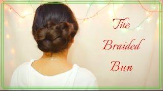 Braided Bun | Easy Bun Hairstyle Tutorial | Pals Hair Vlog