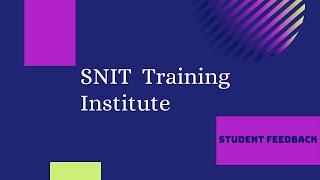 CCNA Course Student Success Story | SNIT Training Institute