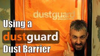 How to use DUSTGUARD Dust Barrier and does it work? - How to seal off DIY work area with a DUSTGUARD