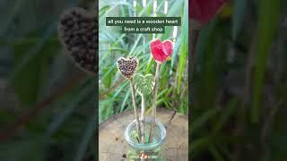 Heart Nature Craft for Kids. So gorgeous! #naturecrafts  #natureplay #natureactivities