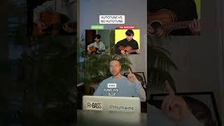 Autotune Vs. No Autotune: Yung Kai “blue” #shorts #autotune