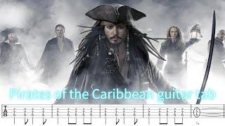 Pirates of the Caribbean guitar tab|guitar lesson