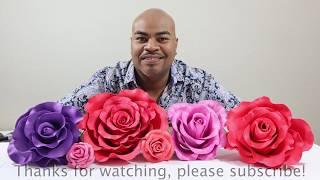 DIY - How to Make GIANT FOAM Flowers!