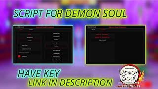 Script For Demonsoul FREE ALL GAMEPASS Always Get Akaza Max All Pet and more MOBILE 2024