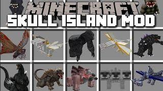 Minecraft SKULL ISLAND KING KONG MOD / PLAY WITH DIMENSIONS AND TRAVEL TO THE ISLAND!! Minecraft