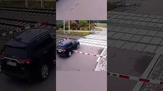driver became smart in front of track