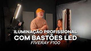 TUTORIAL DE ILUMINACAO PROFISSIONAL C/ BASTÕES LED | FIVERAY F100 ZHIYUN-TECH