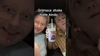 Trying the NEW Grimace Shake from McDonald's 