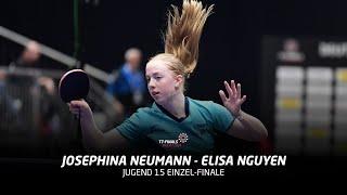 Josephina Neumann - Elisa Nguyen I Jugend 15 Einzel-Finale I TT-Finals Erfurt 2024