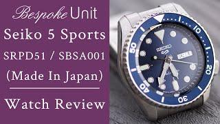 Seiko 5 Sports Blue SRPD51 (SBSA001) - Matching Bezel & Dial On Steel Bracelet