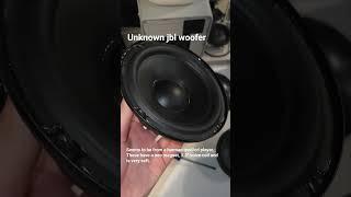 jbl woofer