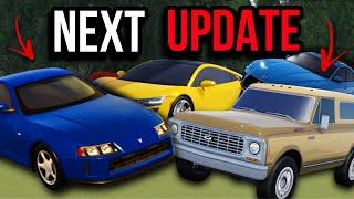 Every car that’s coming next update! (Greenville Roblox)