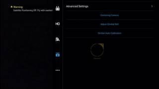 DJI Phantom 3 Advanced and Professional gimbal settings