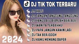 DJ SLOW BASS TERBARU 2024 | JIKA DITAKDIRKAN DIA UNTUKKU - DJ HALU | REMIX VIRAL TIKTOK FULL ALBUM