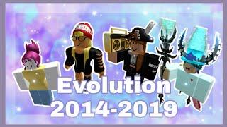 My ROBLOX Avatar Evolution (2014-2019)