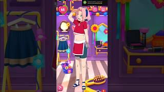sakura from Naruto cosplay by my talking Angela 2 #mytalkingangela2 #naruto #sakura #angela2