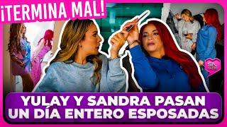 YULAY Y SANDRA PASAN UN DÍA ENTERO ESPOSADAS Y TERMINA MAL