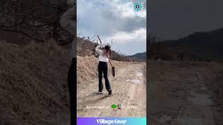 Lady's Shovel SWING vs. Bro's Broccoli TEE OFF! Farm Golf! #funnyfarm #shovelmaster #golfgods #lol