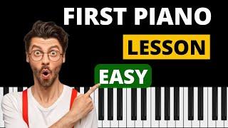 How to Play Piano: Course 1 - EASY First Lesson for Beginners