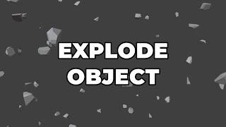 How to explode object in Blender | Blender 4.3 Tutorial