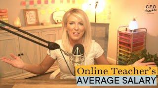 Online Teacher's Average Salary