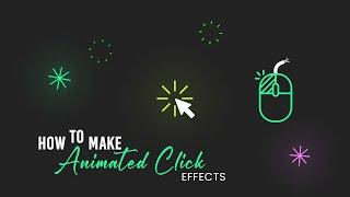 How to make Animated Click Effect using CSS & Javascript